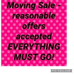 MOVING SALE!